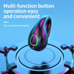 S20 wireless ear clip Bluetooth earphones are not in the ear and comfortable to wear. They are open high pitched headphones