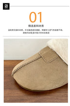 Fur Flats Women Cotton Slippers Fashion Warm Shoes Winter Short Plush Designer Cozy Woman Boots 2025 New Dress Mujer De Boots