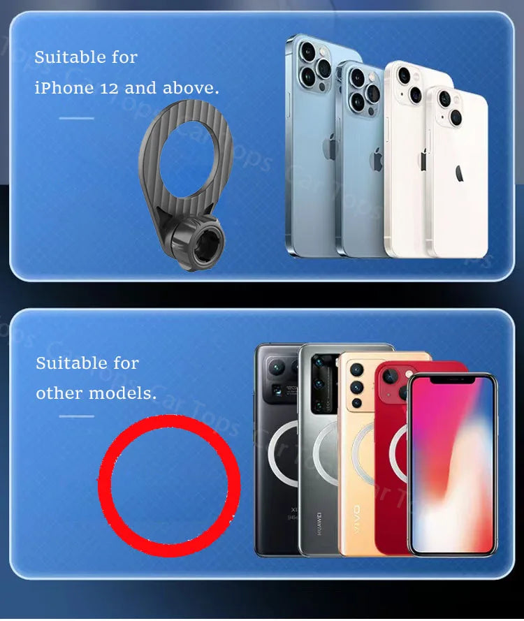 Car Mobile Phone Holder For Ford Mustang Mach-E Rally 2025 2024 Mount MagSafe Bracket Wireless Charger Stand Auto Accessories