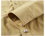 Men's Long Sleeved Shirt Comfortable Breathable Elastic Fashionable Versatile Workwear Shirt Outdoor Hiking and Commuting Shirt