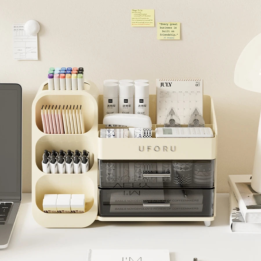 Cosmetics storage box Home dressing table advanced sense large capacity lipstick skin care multifunctional points Shelf