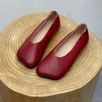 Women Flats 2024 New Spring Autumn Fashion Casual Solid Color Loafers Shoes Square Toe Lolita Shoes Sneakers Zapatillas De Mujer