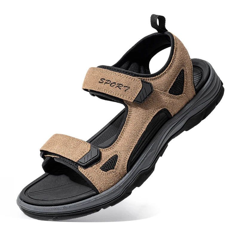 Summer Sandals for Men Breathable Outdoor Casual Sandalies Shoes Fashion Beach Non Slip Walking Shoes Size 40-46