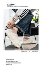 Slippers for Men Add Velvet Heel Covering Non-Slip Wear-resistant Waterproof Couple Women Home Shoes Shoes for Men Warm New