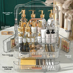 Cosmetics storage box Desktop dust drawer type large-capacity finishing box Multifunctional skin care product storage box