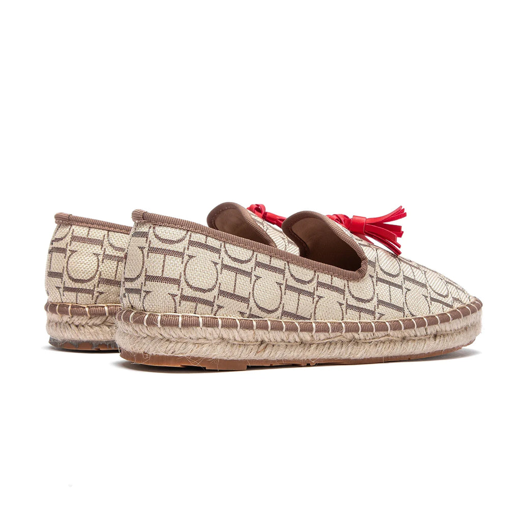 Flat CHCH Women's Shoes New Comfortable Vacation Fabric Casual Shoes Hemp Bottom Non slip Walking Woman Shoes