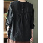 Women's elegant blouses 100% cotton embroidery hollow out white black shirts ladies office wear women long sleeve tops