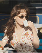 New Sunglasses For Women And Men UV400 Sun Glasses Alloy Oval Eyewear