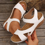 Women's Sandals 2025 Summer Sandals Women Heels Sandalias De Mujer Casual Wedges Footwear Summer Shoes Woman Soft Heeled Sandals