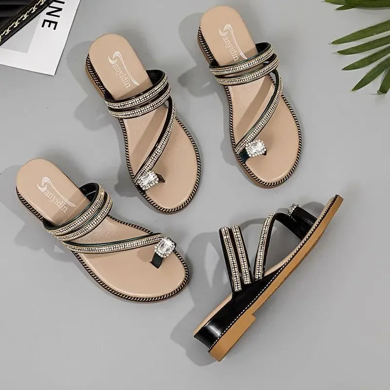 Woman Slippers Thick Platform Slides Outside Shoes For Women Top Designs Sandals Cheap Novelties Low Price Clappers On Offer