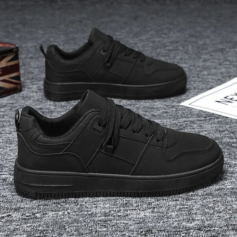 Men Walking Shoes 2025 New Comfort Breathable High-quality Leather Wear-resistant Fashion Outdoor Leisure Sneakers for Man