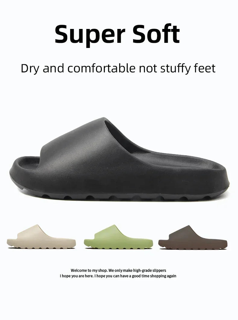 Slippers For Man High-Quality Anti-Slip Sandals And Coconut Slippers For Both Feel Just Like Walking On Thick-Soled Sandals