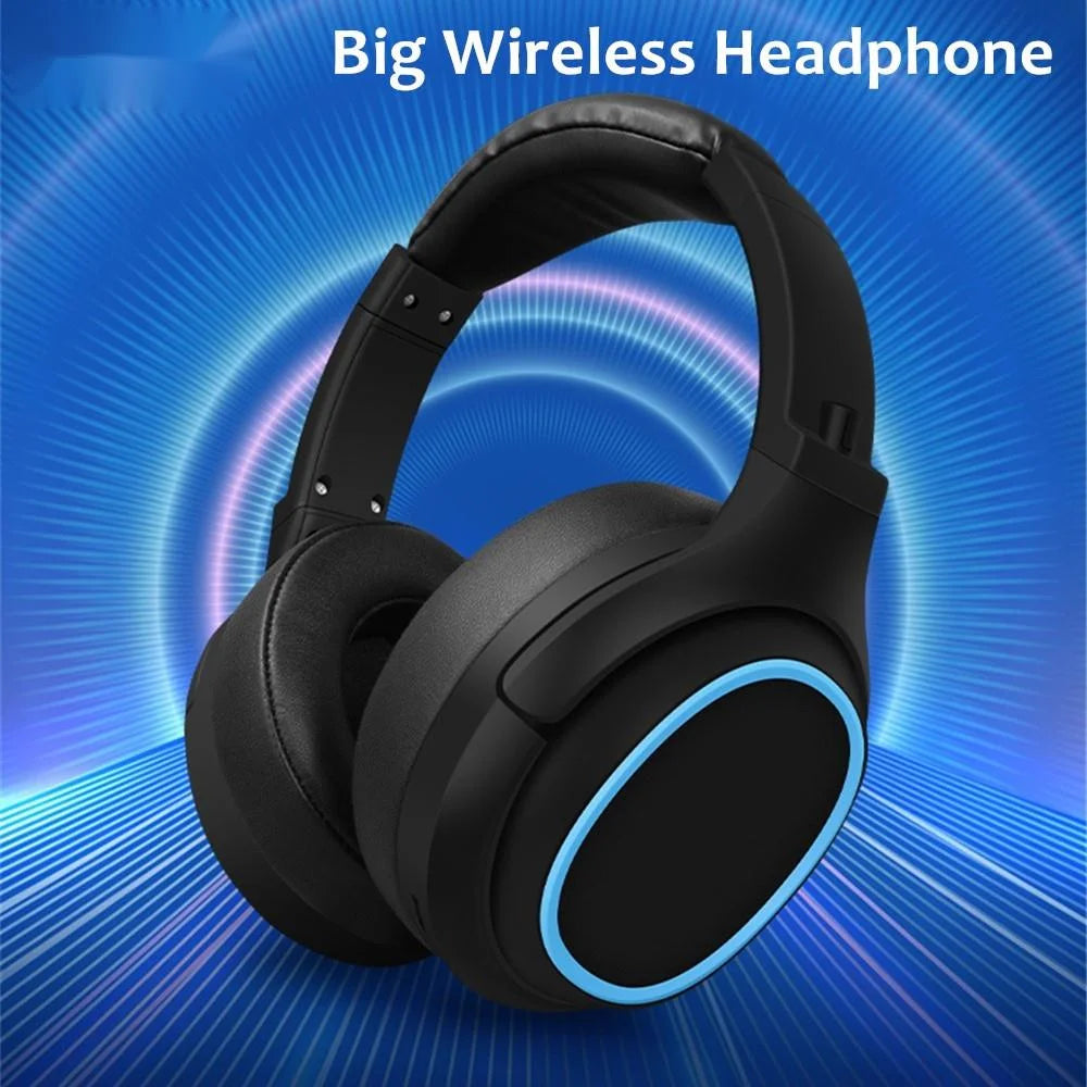 Large Earmuffs Headphones Bluetooth Earphones Wireless Headsets Bass Headset Noise Cancelling With Mic Helmet Support TF-card
