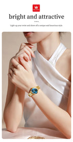 OLEVS 3650 Couple Watches For Men Women Number Scale Waterproof Quartz Dress Wristwatch Luminous Luxury Calendar Business Watch