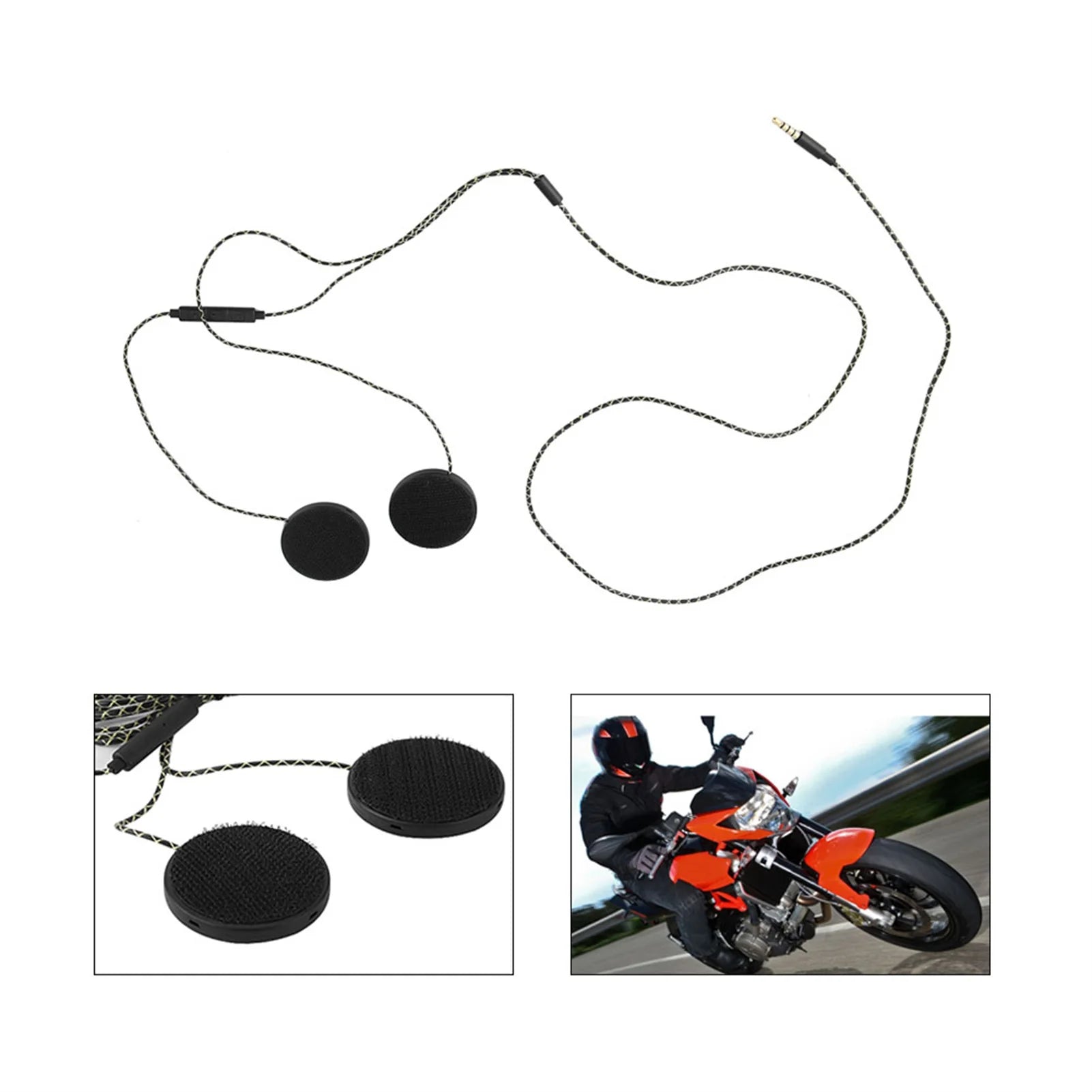 Motorcycle Helmet Headset Headphone Speakers Support Hands Free Calling Helmet Hands free Headset