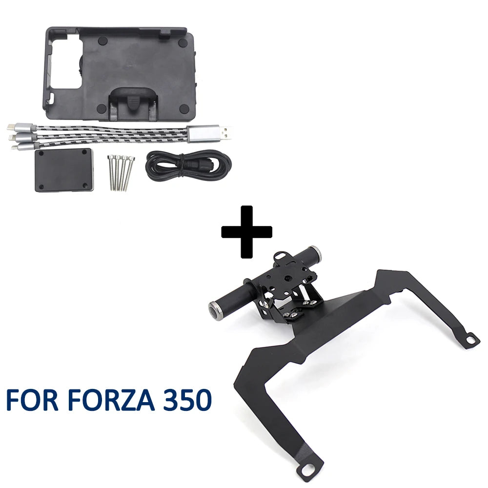 For Honda Forza 350 125 2020 2021 2022 New Motorcycle accessories Mobile phone holder GPS Navigation bracket