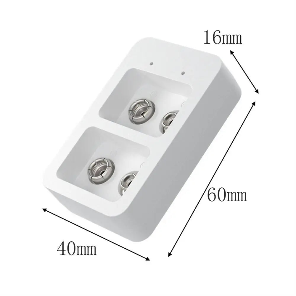 Charger Adapter Lithium Battery Charger 2 Slots Battery Charger USB Charger 9V Battery Charger Rechargeable Batteries Charger
