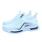 Men's sports shoes 2025 summer new sports trendy shoes anti slip casual running shoes breathable and comfortable white shoes