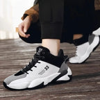 Shoes for Men Fashion High Quality Leather High-top Platform Mens Shoes Outdoor Tooling Comfort Leisure Ankle Boots Botas Hombre