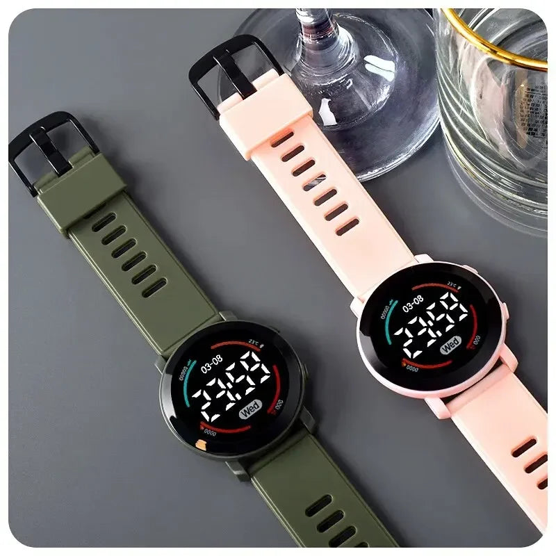 Couple Watches Fashion LED Digital Watch for Men Women Sport Silicone Casual Watch Electronic Clock New Boys Girls Student Clock