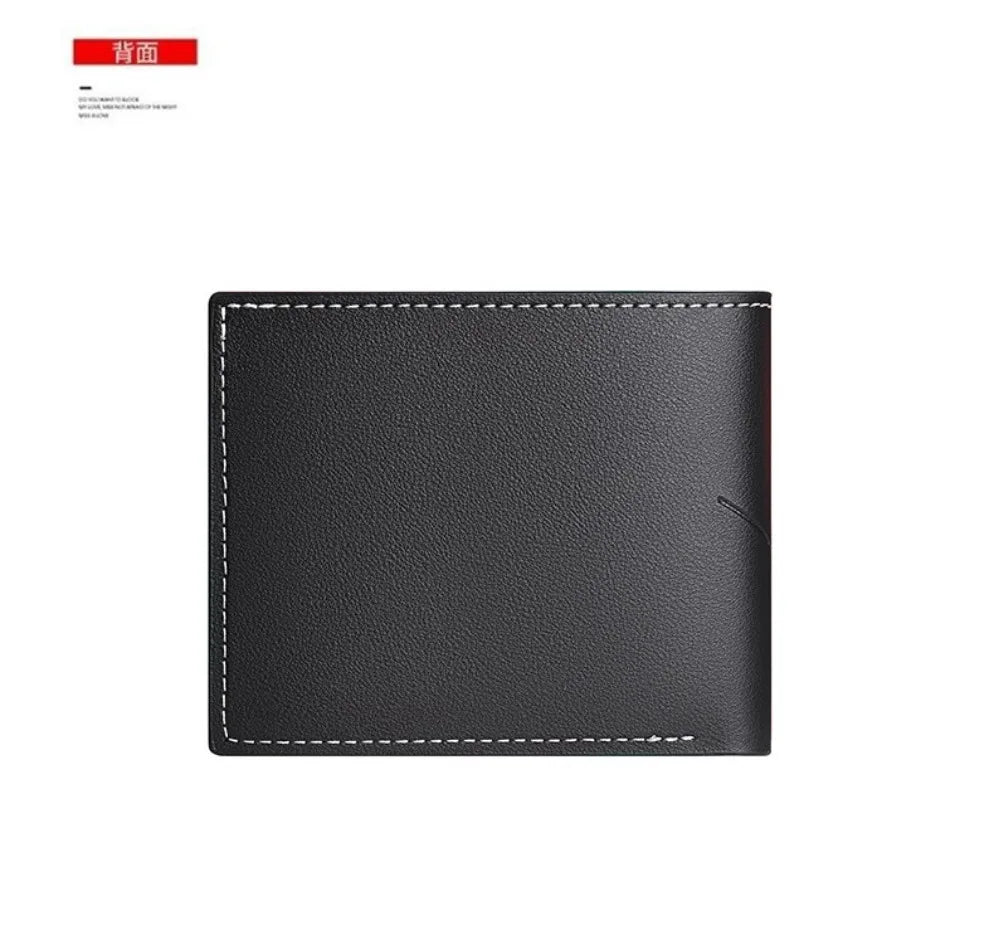 2025 New Men Wallet Men's Short Multi-Card Position Fashion Casual Wallet Men Youth Thin Horizontal