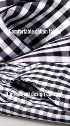 Pajama Pants Men's Pants Pure Cotton Home Pants Thin Summer Loose Plaid Cotton Home Pants Spring & Fall Air-Conditioned Pants