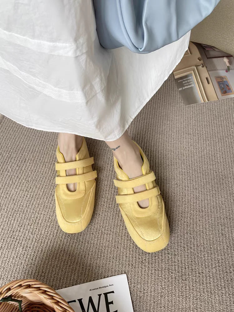 Flats Women's Sports Shoes Fashion Sneakers Casual Shallow Loafers Shoes Walking Ballet Shoes Trend Cozy Zapatillas De Mujer