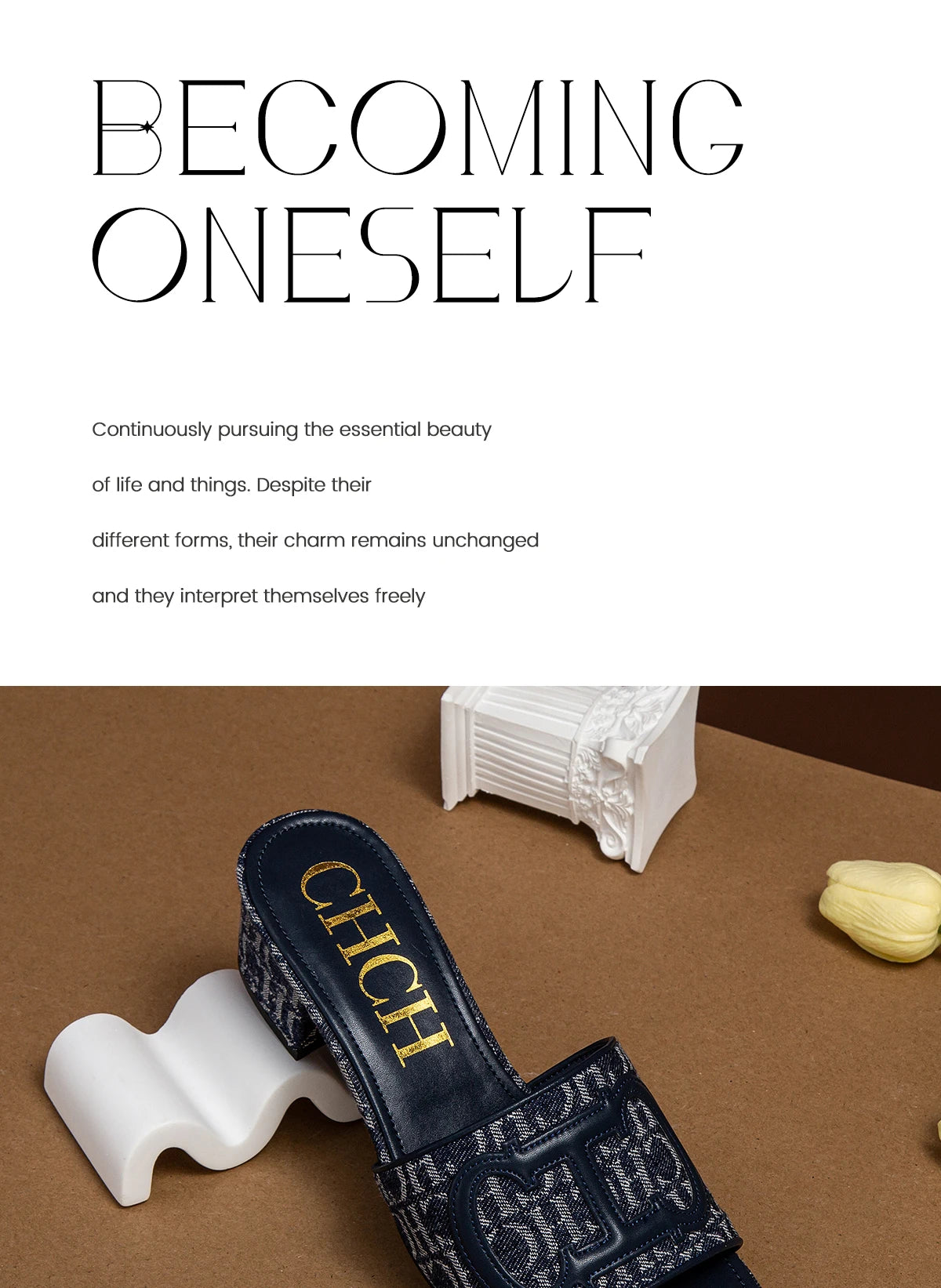 Women's Slippers 2024 New Brand Fabric Low Heel Sandals Outdoor Business Commuter Women's Shoes