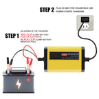 2A Intelligent Fast Power Charging 3 Stages Lead Acid AGM GEL Battery-chargers Car Accessories Car Battery Charger