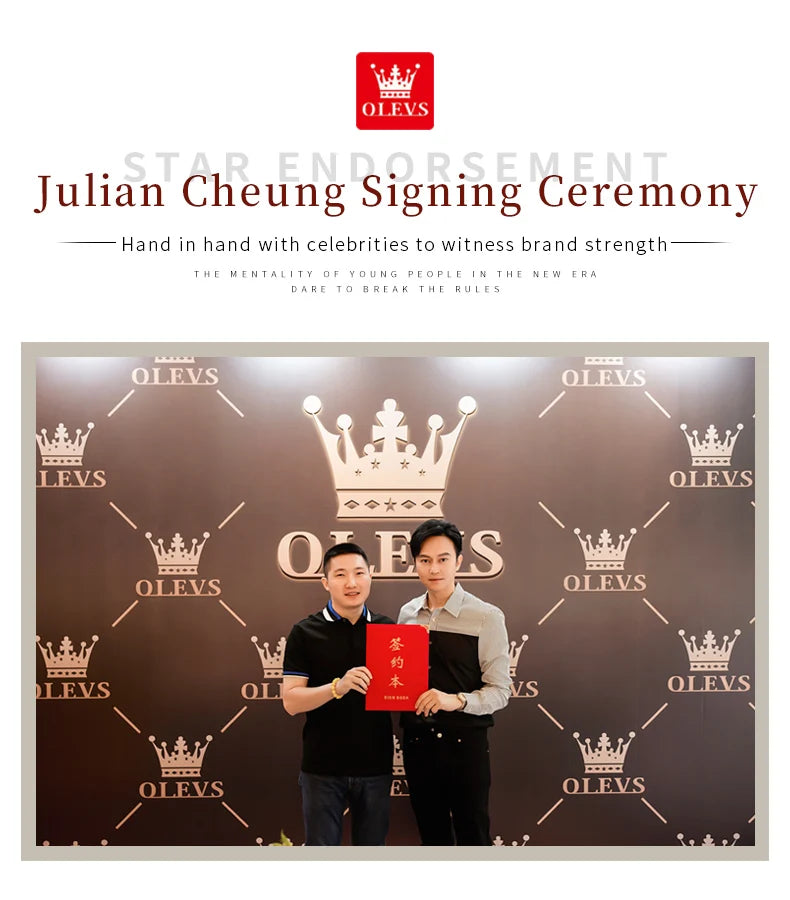 OLEVS 5872 Woman Watches Imported Japan Quartz Movement Waterproof Watch for Women Elegant Ceramic Strap Ladies Wristwatch Gifts