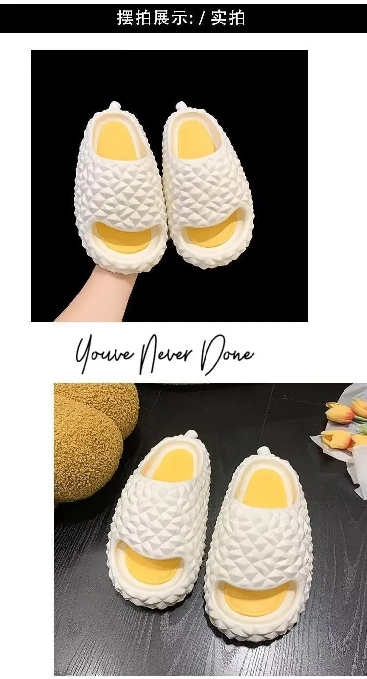 Women's Home Slippers 2023 New Arrivals Durian Slipper Summer Couples Casual Comfort Flip Flops Woman Flats Beach Shoes Slides