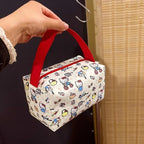 Hello Kitty Cosmetic Bag Large Capacity Travel Makeup Organizer Portable Toiletry Case Lipstick Storage Pouch Cute Cartoon Print