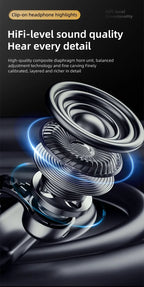 2023 New Wireless Audio Headphones, TWS Microphone, Invisible, Sports, Mini, Stereo, Mono, Ear Hanger, Music, Only One Headset