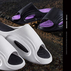 New Men Slippers Slides with a Sense High Aesthetic Value External Wear Anti Slip Thick Bottom, Beach Cool Slippers for Men