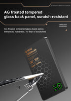 3 In 1 Magnetic Power Bank battery QI 15W Wireless Fast Charing With Intelligent  LCD Screen for iPhone 12-17 Pro Watch Airpods