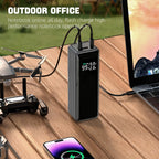 160W Power Bank 30000mah TFT Digital Display PD100W PD QC SCP PD80W+PD80W Laptop Phone Earphone Portable Two Way Fast Charging