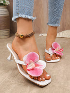 Women's Slippers Casual Fashionable  High Quality Shoes for Women Shallow Women Sandals Elegant Flowers Design Women's Slippers