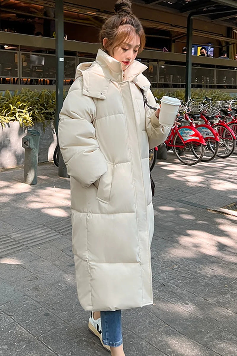 2024 New Winter and Autumn Women White Duck Down Hoodies Puffer Jackets Coats Warm Windproof Black White Coats