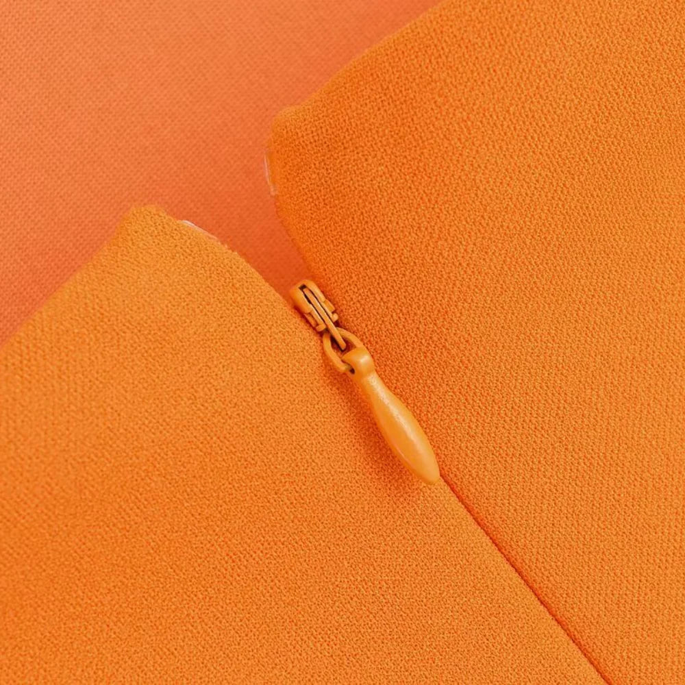 Women's Stitch Fit Short Dress Round Neck Hanging Neck Sleeveless Open Back Button Zipper Opening Spring/Summer New Fash