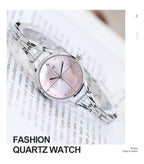 Women's Watches Elegant Woman Watch Quartz Gifts for Women Luxury Fashion Stainless Steel Alloy Women's Wristwatch Accessories