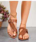 Women's Sandals Flat Sandals Summer Shoes For Woman Flip Flops Beach Slippes Sandalias Mujer Elegant Summer Footwear Female