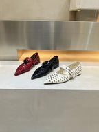 Women Sandals Pointed Toe  Flats Hollow Loafers Shoes Fashion Elegant Summer Woman Shoes Brand Casual Cozy Женские Сандалии