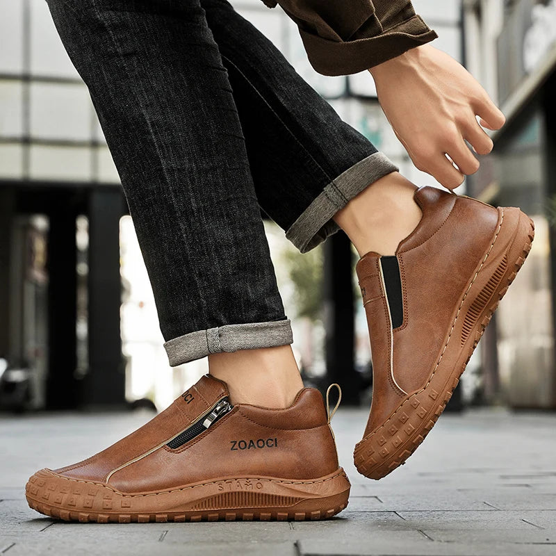 Men's shoes summer new casual sports shoes comfortable wear-resistant flat cargo anti-pressure foot shoes breathable work shoes