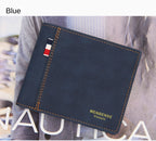 Men Wallet PU Business Foldable Wallet Luxury Billfold Slim Hipster Credit Card Holders Inserts Coin Purses Vintage Walltes