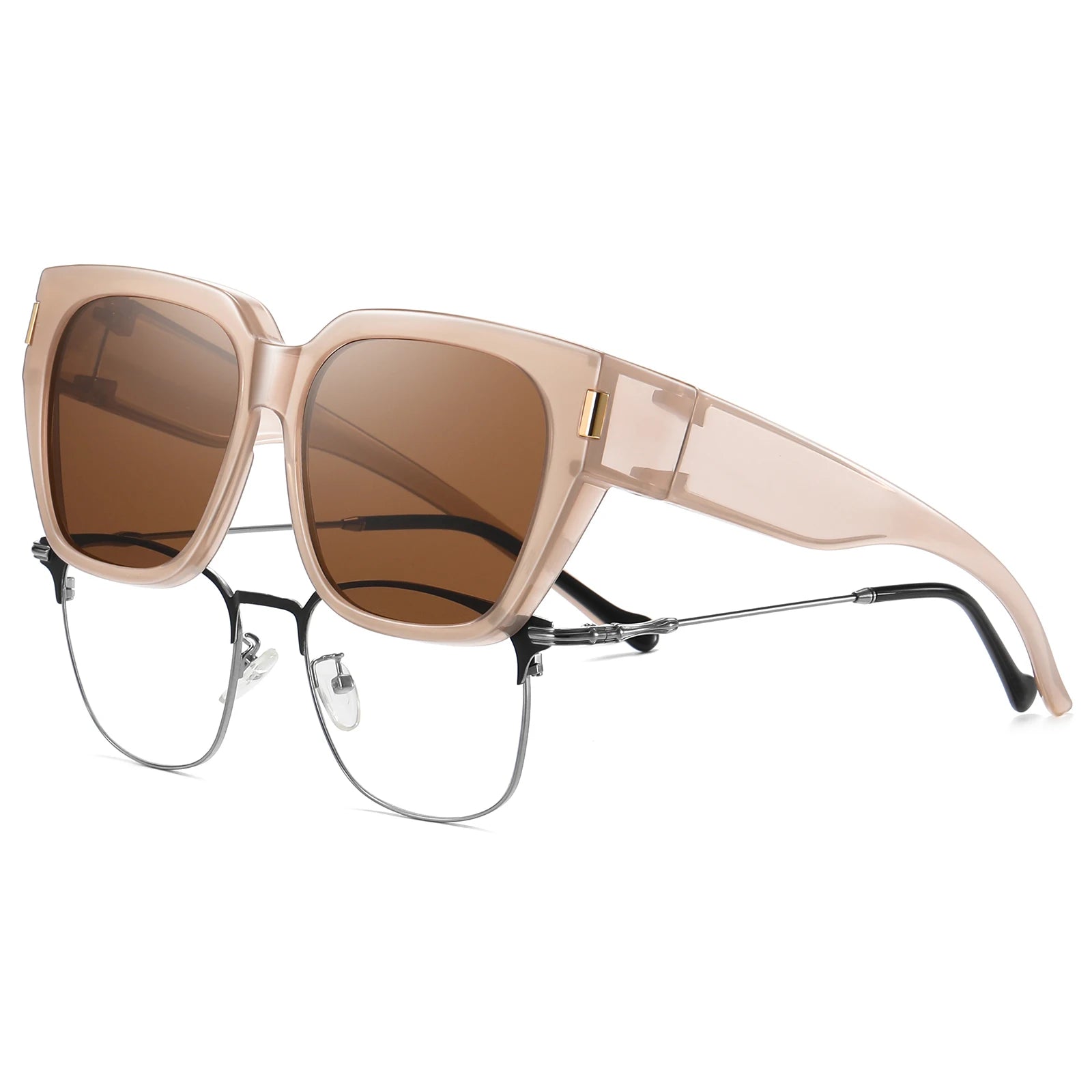 Sunglasses set, anti-glare glasses, polarized sunglasses for myopia, anti-UV sunglasses