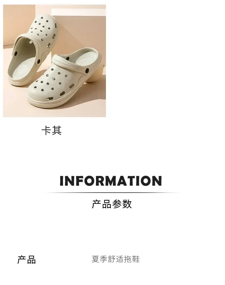 Womens House Slippers Casual Garden Clogs Outdoor Wide Toe Shoe for Ladies Men Sandalia Non Slip Indoor Outdoor Shoes