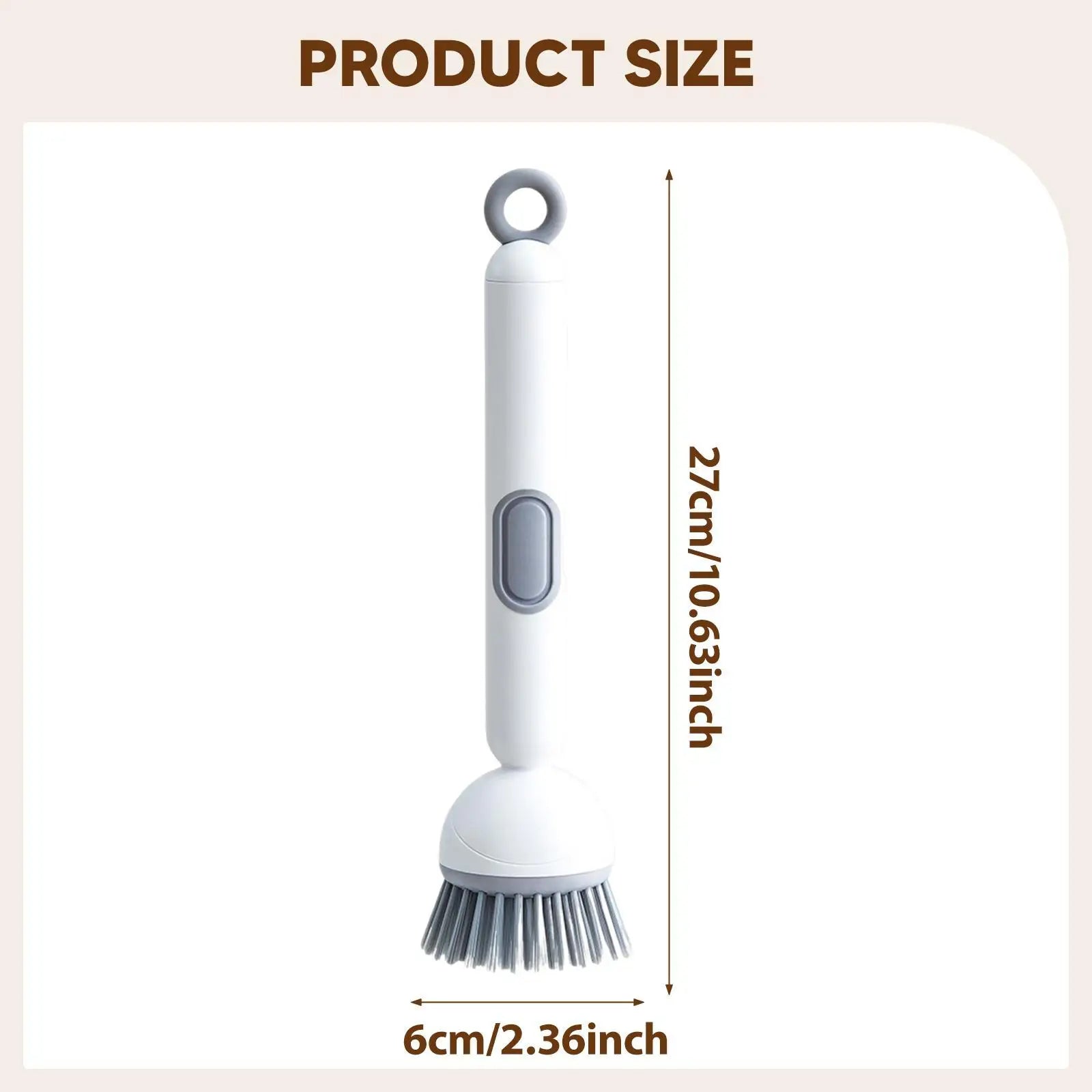 Kitchen Cleaning Brush Multifunctional Tableware Cleaning Brush Dish Bowl Scrubber Dishwashing Brush for Kitchen Home Cafe
