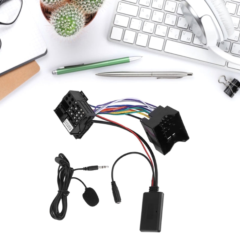 Car Handsfree Calling Radio Music Adapter AUX Cable Suitable for E60 E61 E63 E64 E65 E66 E81 E82 E87 E70 E90 E91 E92 E93