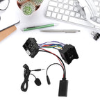 Car Handsfree Calling Radio Music Adapter AUX Cable Suitable for E60 E61 E63 E64 E65 E66 E81 E82 E87 E70 E90 E91 E92 E93