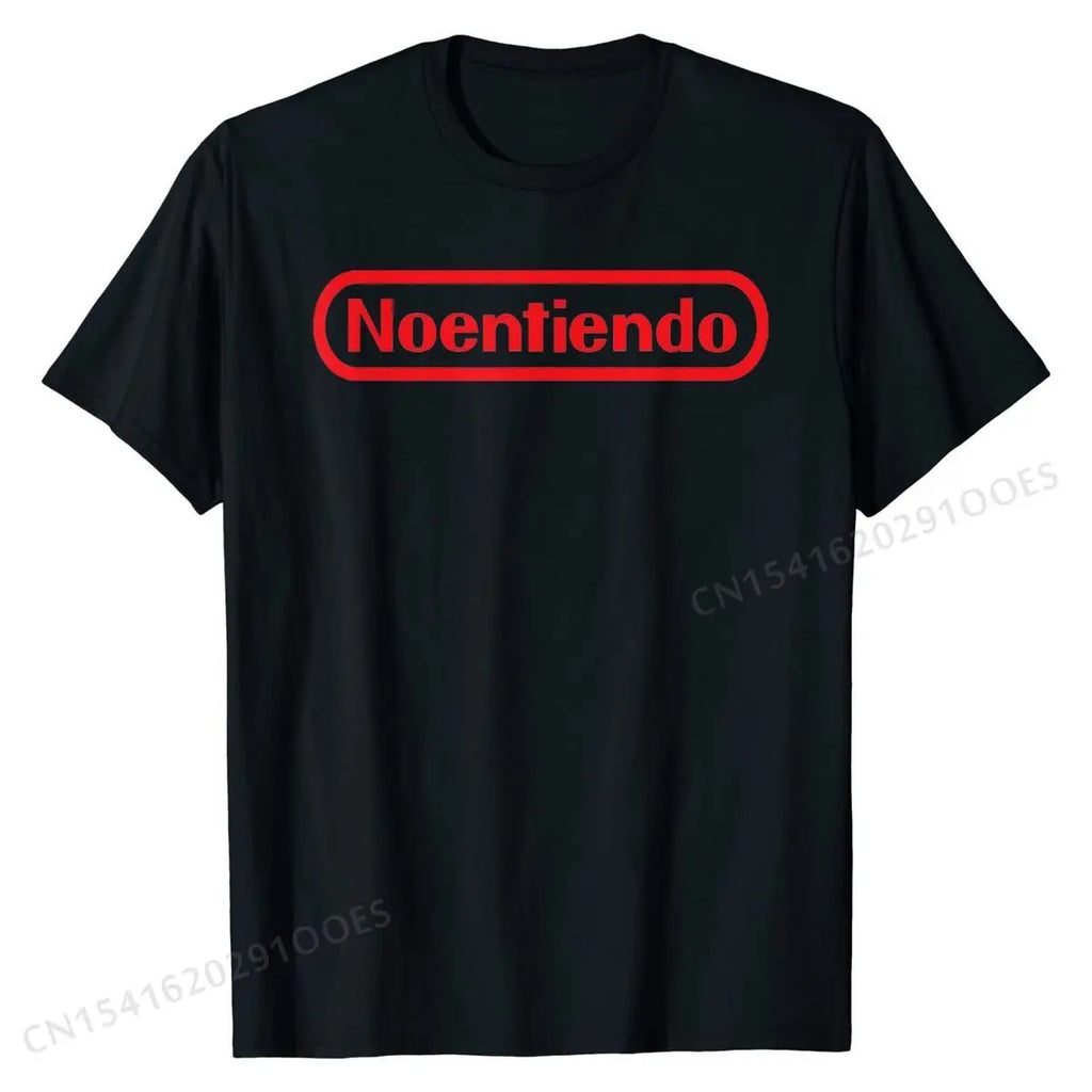 No Entiendo Shirt, Funny Gamer's Shirt For Spanish Speakers T Shirts Casual On Sale Cotton Tops Shirts Camisa for Men